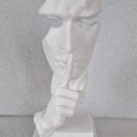 Statua decorativa Silenzio è oro