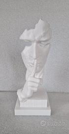 Statua decorativa Silenzio è oro