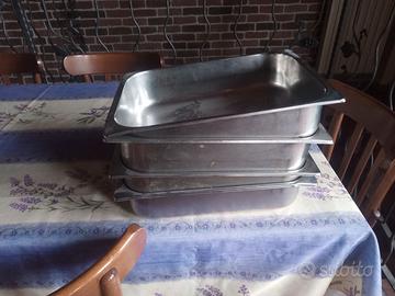 vasche acciaio alimenti 20  da 5 litri , 4 xl