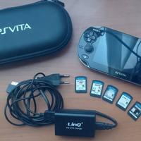 Playstation VITA + 5 giochi+custodia+caricatore