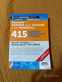 Concorso agenzia delle dogane e dei monopoli