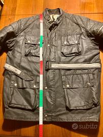 Giacca moto vintage inglese wax cotton