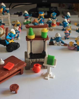 Puffi da collezione diversi soggetti e annate entr