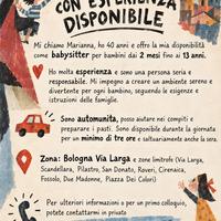 baby sitter con esperienza disponibile 