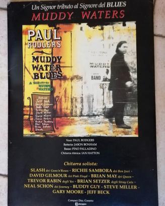 Paul Rodgers cartellone pubblicitario Muddy Waters