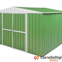 Box in Acciaio da giardino 360x345 verde chiaro