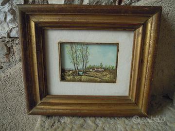 Quadro ad olio firmato Franco Girelli