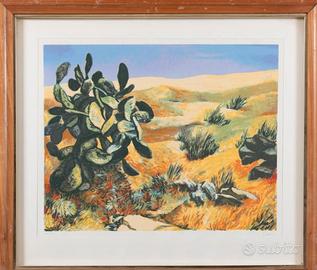 Renato guttuso litografia quadro