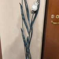 Piantana ferro battuto