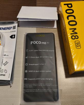 Poco M8 5G 256Gb Nero NUOVO
