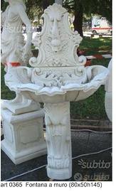 Fontana a muro in polvere di marmo