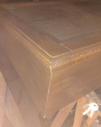Teca in legno e vetro buona per mercatino