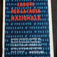 GRANDI, PIONIERI, CADUTI - Propaganda Fascista, Ma