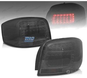 FANALI PER AUDI A3 8P 03-08 LED CRISTALLO SCURO