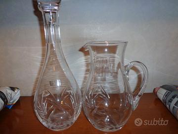 Caraff vino acqua cristallo