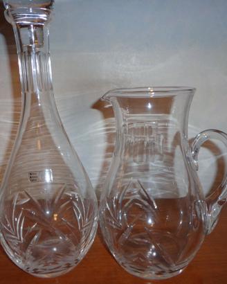 Caraff vino acqua cristallo