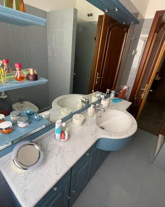 Mobile bagno completo in legno marino