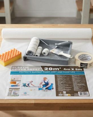 kit imbiancatura rapida,starter kit vernice,rulli