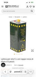 2 contenitori da 5 litri dal salento diretti