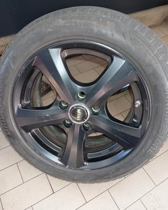 Set 4 Cerchi Lega Neri x Mini e BMW