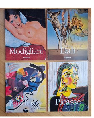 lSet 4 libri I Maestri dell Arte - Espresso 2001