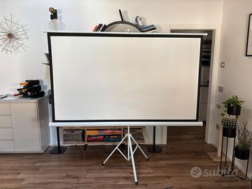 Schermo di videoproiezione 85’’ da terra