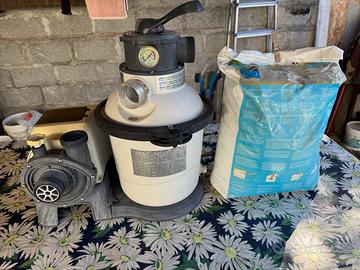 POMPA PISCINA CON FILTRO A SABBIA INTEX 4000L/H