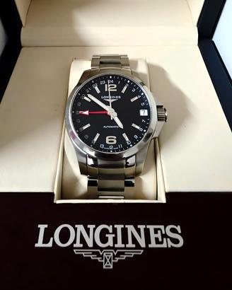 Longines Conquest GMT Automatico - Nero (Full Set)