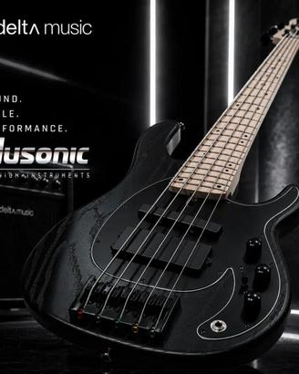 Alusonic Django Basic 5 Nero Basso Elettrico