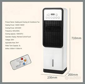 Adm Condizionatore e Riscaldatore Portátil 2-in-1 