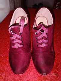 Scarpe con tacco e plateau 