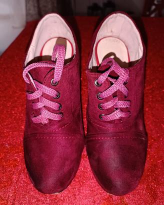 Scarpe con tacco e plateau 