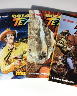 COLOR TEX - lotto di 4 albi Bonelli