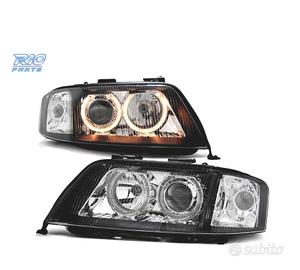 FARI OCCHI ANGEL PER AUDI A6 01-04 ADATTABILI XENO