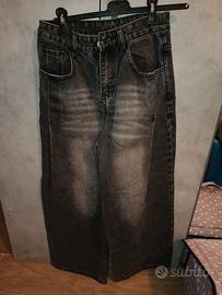 Jeans baggy neri/grigi 
