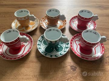 6 tazzine caffe Thun NUOVE MAI USATE