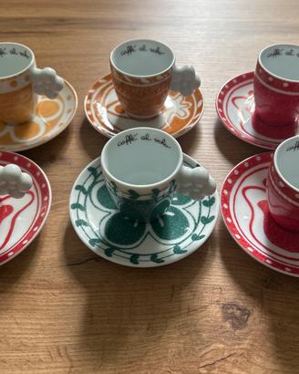 6 tazzine caffe Thun NUOVE MAI USATE