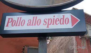 insegna lampeggiante 
