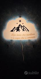 Lampada Nuvola personalizzata 