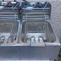 friggitrice a 2 cestelli professionale 