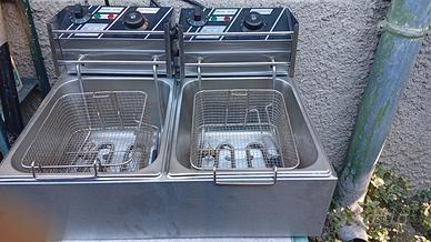 friggitrice a 2 cestelli professionale 