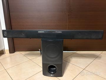 Sound bar LG con subwoofer