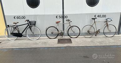 Biciclette da uomo, donna, bambino, monopattino