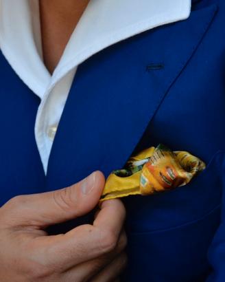 Pochette Seta Uomo Taschino - isole italiane