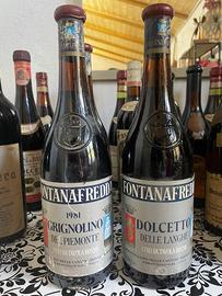 VECCHIE BOTTIGLIE  DI  VINO