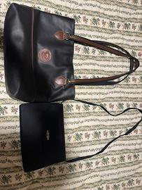 Set 2 borse nere - shopping bag + pochette