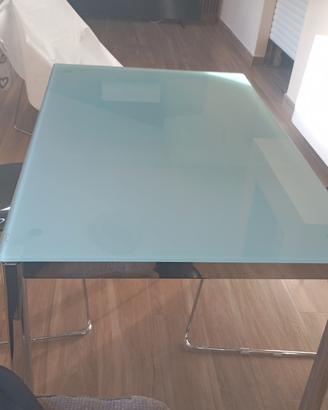 tavolo rettangolare Allungabile Calligaris Vetro