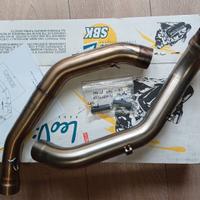 Collettore no kat Per ducati 999 S coppa BASSA leo