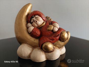 Della Thun Angelo rosso/oro che dorme sulla luna  