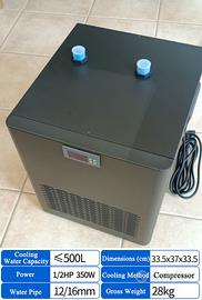 Raffreddatore per acquari da 500L